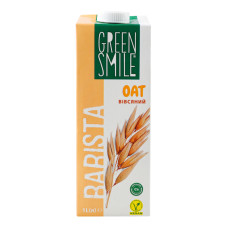 Напій вівсяний ультрапастеризований збагачений кальцієм Barista Green Smile т/п 1л