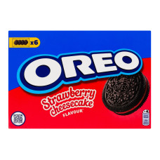 Печиво з какао та начинкою Strawberry cheesecake Oreo к/у 228г