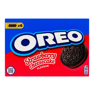 Печиво з какао та начинкою Strawberry cheesecake Oreo к/у 228г