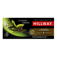 Чай зелений байховий дрібний Classic Green Hillway к/у 25х2г