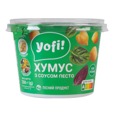 Хумус з соусом песто Yofi! ст 250г