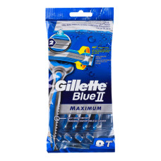 Бритви одноразові Maximum Blue II Gillette 8шт