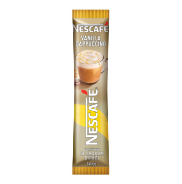 Напій кавовий розчинний зі смаком ванілі Vanilla cappuccino Nescafe м/у 14г