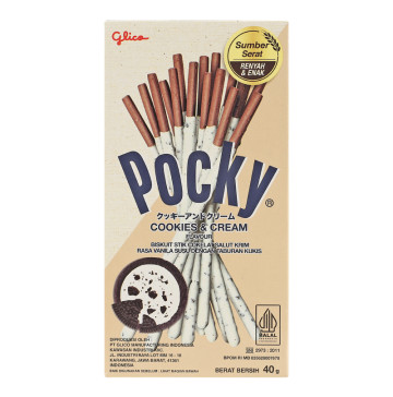 Палички шоколадні Cookies&Cream Pocky к/у 40г