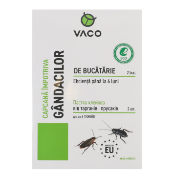 Пастка клейова від тарганів і прусаків Eco Vaco 2шт