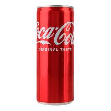 Напій безалкогольний сильногазований на ароматизаторах Original Taste Coca-Cola з/б 250мл