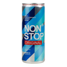 Напій енергетичний безалкогольний сильногазований Original Non Stop з/б 250мл