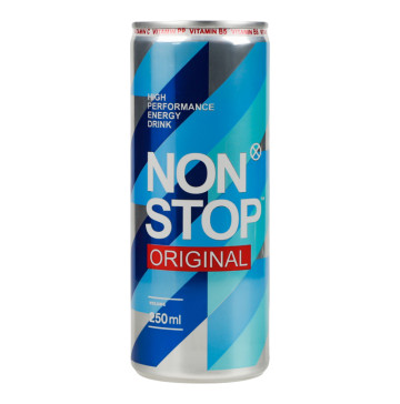 Напій енергетичний безалкогольний сильногазований Original Non Stop з/б 250мл