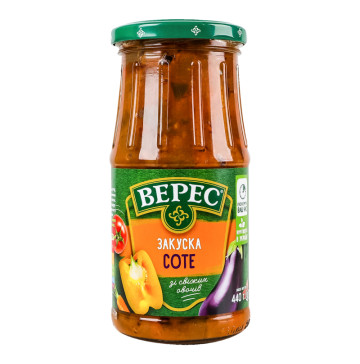 Закуска стерилізована Соте Верес с/б 440г Закуска стерилізована Соте Верес с/б 440г