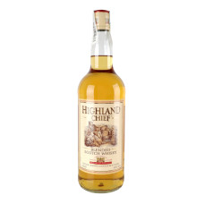 Віскі шотландське купажоване 3YO Highland Chief 40% с/пл 1л