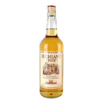 Віскі шотландське купажоване 3YO Highland Chief 40% с/пл 1л