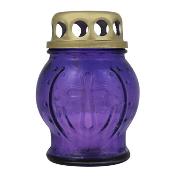 Лампадка зі свічкою в склі 8см №8-01 Оском Плюс 1шт