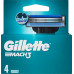 Картридж змінний для станка чоловічий Mach 3 + Power Fusion ProGlide Gillette 4шт