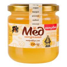 Мед натуральний акацієвий Мед Поділля с/б 250г