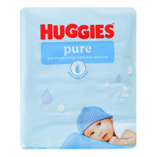 Серветки вологі для дітей Pure Huggies 4х56шт