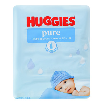 Серветки вологі для дітей Pure Huggies 4х56шт