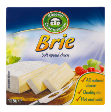 Сир 50% м'який Brie Kaserei Schampignon к/у 125г