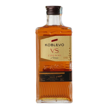 Коньяк 0.25л 40% ординарний 3 зірки V.S. Koblevo пл