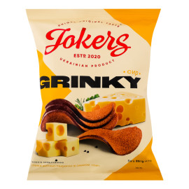 Грінки житньо-пшеничні Сир Jokers м/у 80г