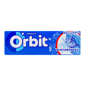 Гумка жувальна без цукру Winterfresh Orbit м/у 14г