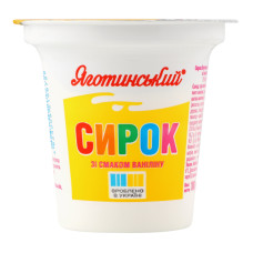 Сирок 15% зі смаком ваніліну Яготинський ст 100г