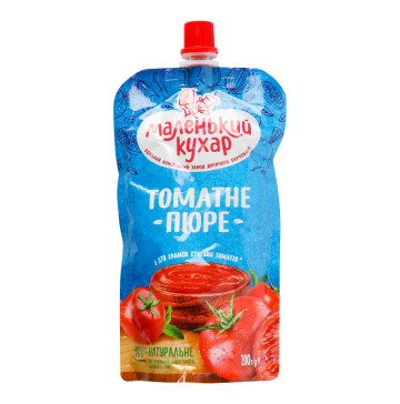 Пюре томатне Маленький кухар д/п 200г