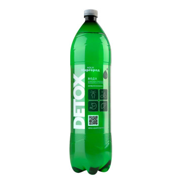 Вода мінеральна лікувально-столова сильногазована Detox Aqua Миргород п/пл 1л