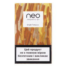Виріб тютюновмісний для нагрівання Neo Bright Tobacco 20шт Виріб тютюновмісний для нагрівання Neo Bright Tobacco 20шт
