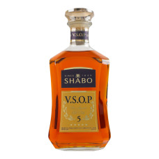 Бренді 0.375л 40% 5 зірок V.S.O.P Shabo пл