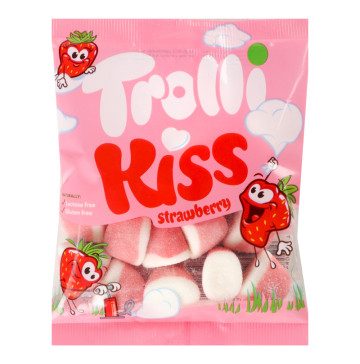 Мармелад жувальний зефірний Strawberry Kiss Trolli м/у 100г