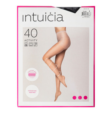 Колготки жіночі Intuicia Activity 40den 3 чорний