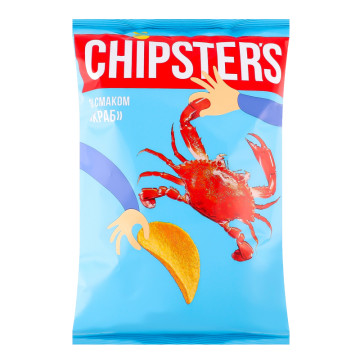 Чіпси картопляні Краб Chipster's м/у 130г