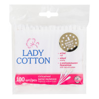 Палички ватні гігієнічні Lady Cotton 100шт