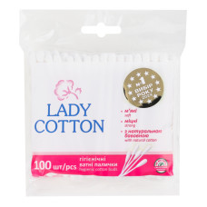 Палички ватні гігієнічні Lady Cotton 100шт