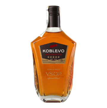 Коньяк 0.25л 40% ординарний 5 зірок V.S.O.P. Reserve Koblevo пл