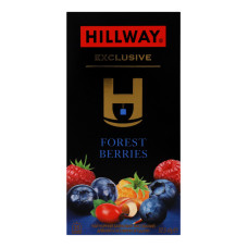Чай чорний байховий дрібний Forest berries Exclusive Hillway к/у 25х1.5г