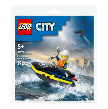 Конструктор для дітей від 5років №30693 Police Water Scooter City Lego 29ел