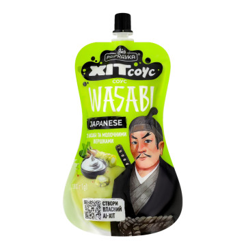 Соус з васабі та молочними вершками Wasabi Japanese Хіт соус Pripravka д/п 180г