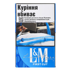 Сигарети з фільтром L&M First Cut Blue 20шт