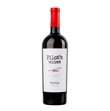 Вино 0.75л 11% біле сухе Riesling Pilot's wines пл