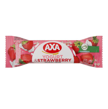 Батончик зерновий Yogurt&Strawberry Axa м/у 25г