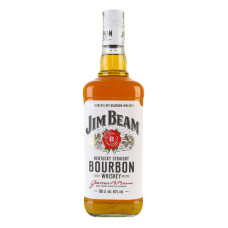 Віскі 1л 40% Bourbon White Jim Beam пл