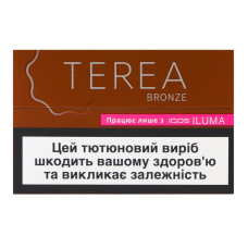 Виріб тютюновмісний для електричного нагрівання з фільтром Terea Bronze 20шт