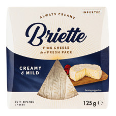 Сир 60% м'який Creamy&Mild Briette к/у 125г