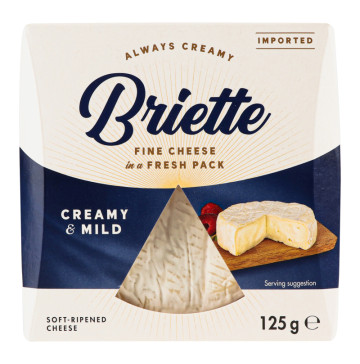 Сир 60% м'який Creamy&Mild Briette к/у 125г