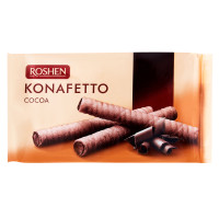 Трубочки вафельні Cocoa Konafetto Roshen м/у 140г