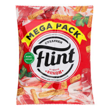 Сухарики пшенично-житні Бекон Flint м/у 100г Сухарики пшенично-житні Бекон Flint м/у 100г