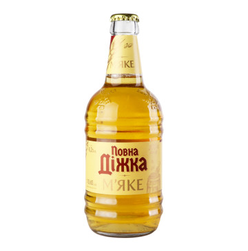 Пиво 0.45л 4.2% світле пастеризоване М'яке Повна Діжка пл