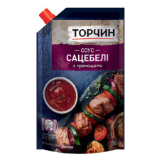 Соус томатний з прянощами пастеризований Сацебелі Торчин д/п 200г