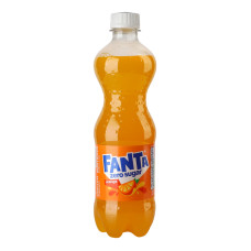 Напій безалкогольний сильногазований соковмісний Orange Zero Sugar Fanta п/пл 500мл